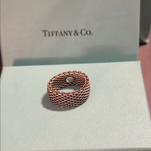 Tiffany & Co. Silver Mesh Ring